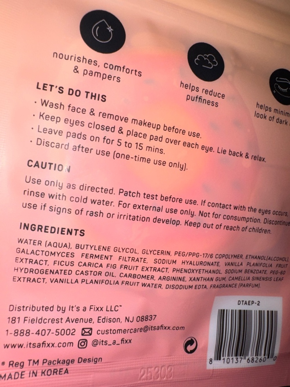 💕Bonjour, Dew Hydrating Face Mask & Donut Eye Pads Hydrating Skincare Bundle NEW - Picture 5 of 5
